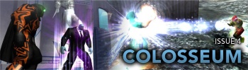 Issue 4 logo, Coloseum
