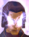 his head