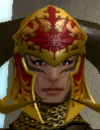 his head
