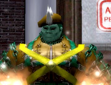 Green Imbroglio, bust view