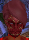 her head