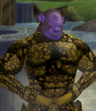 Rrumble, bust view