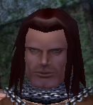 his head
