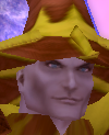 his head
