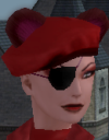 her head
