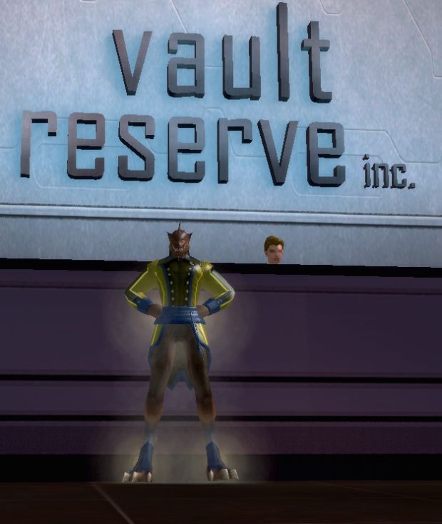 Agua Iguana, a magic corruptor, at counter of Vault Reserve
