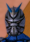 his head