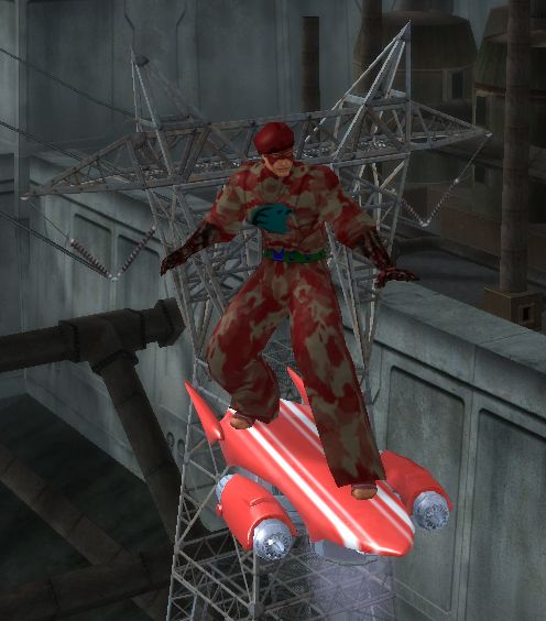 full body pose of Meld, a warshade