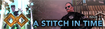 Issue 11 logo, A Stitch in Time
