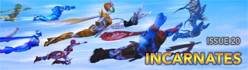 Issue 20 logo, Incarnates