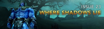 Issue 23 logo, Where Shadows Lie